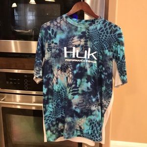 HUK short sleeve performance fishing shirt